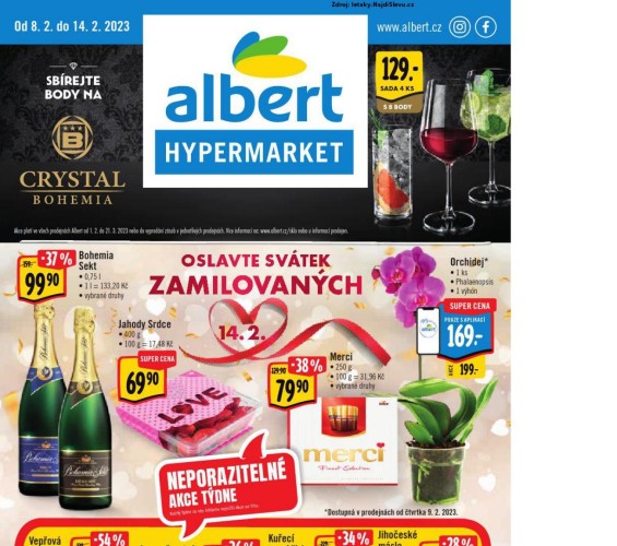 albert - leták Albert Hypermarkety od 08.02.2023