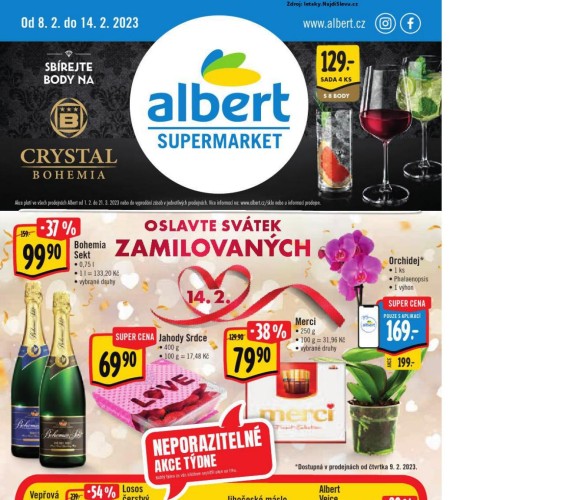 albert - leták Albert Supermarkety od 08.02.2023