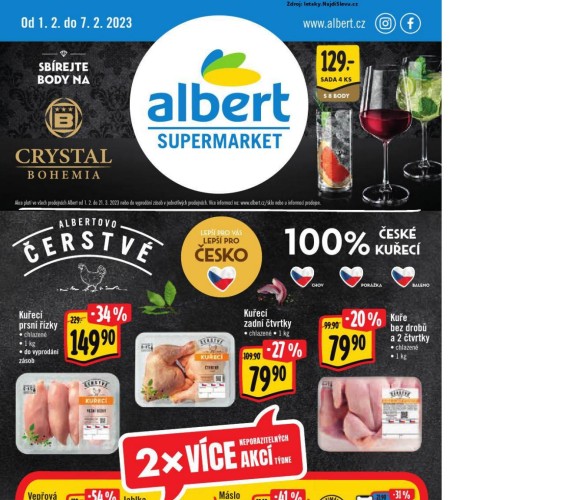 albert - leták Supermarket od 01.02.2023